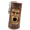 Tree Trunk Face - Bird House - Grumpy Old Man 🇬🇧