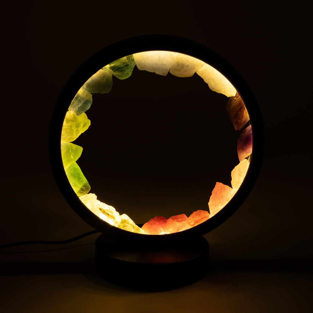 Gemstone Halo Lamp - 7 Chakra  - 7 Gems 🇬🇧