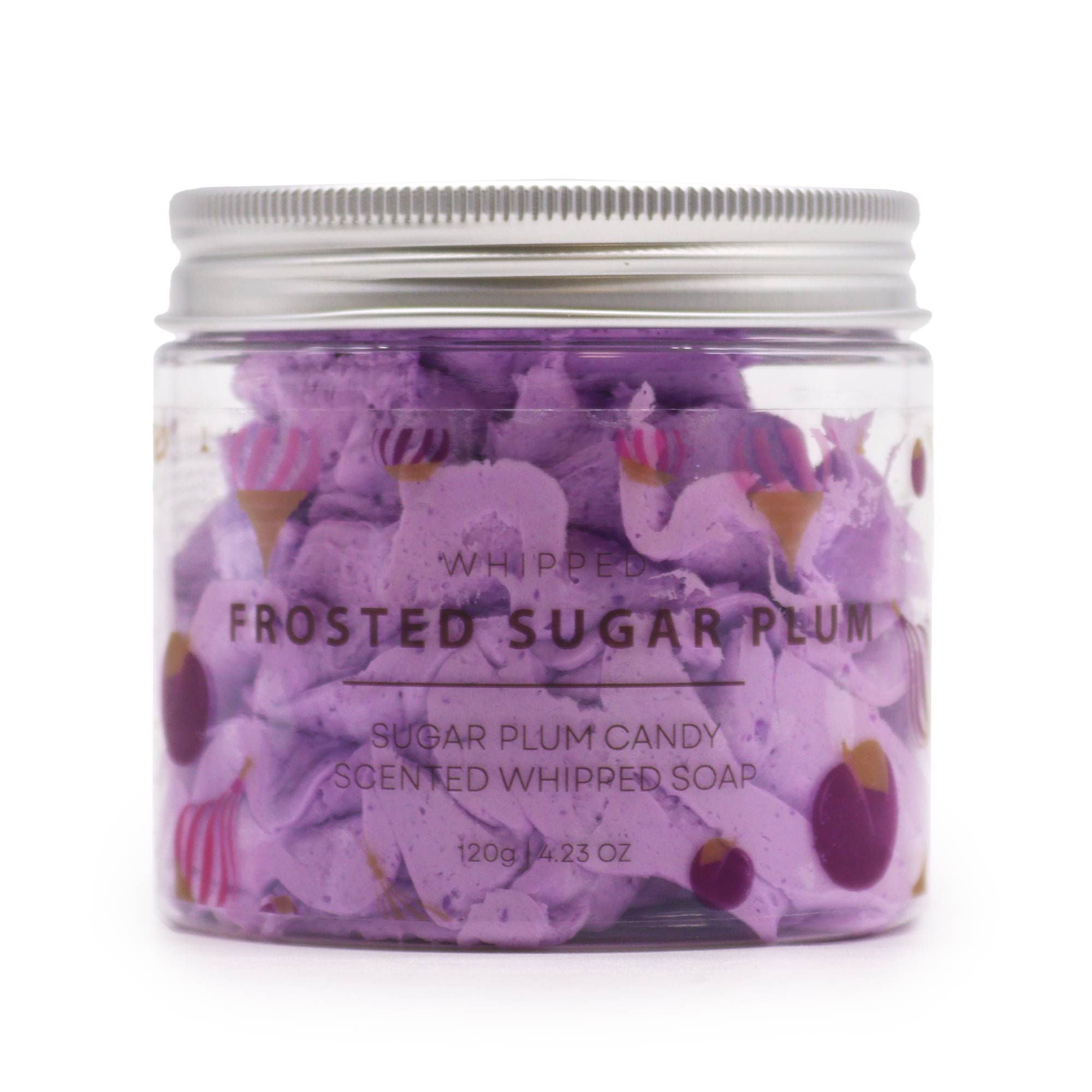 Frosted Sugar Plum Whipped Soap 120g 🇬🇧