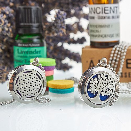 Aromatherapy Jewellery Chain Bracelet - Cat & Flowers - 20mm 🇬🇧