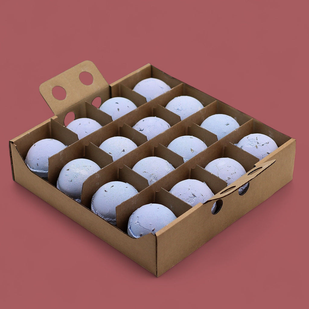 Set of 3 Lavender & Seeds Bath Bombs 🇬🇧