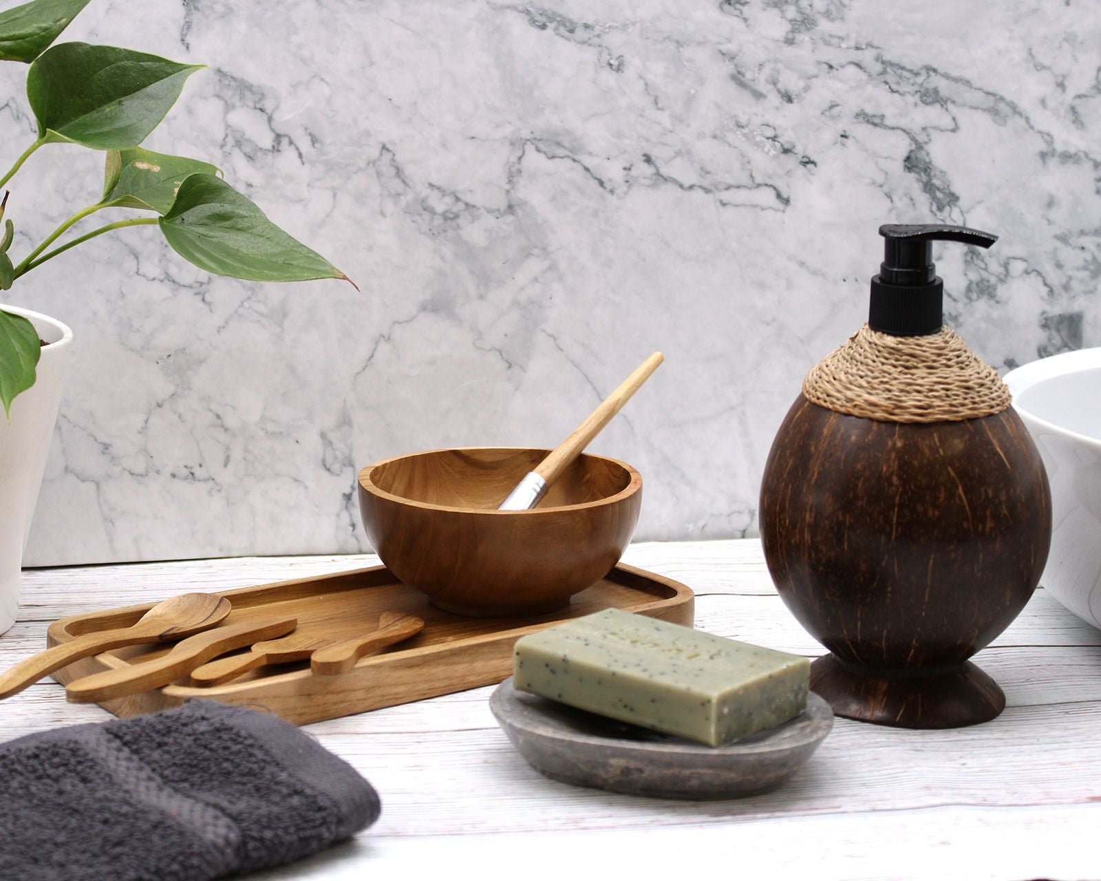 Natural Coconut Soap Dispenser - 150ml 🇬🇧