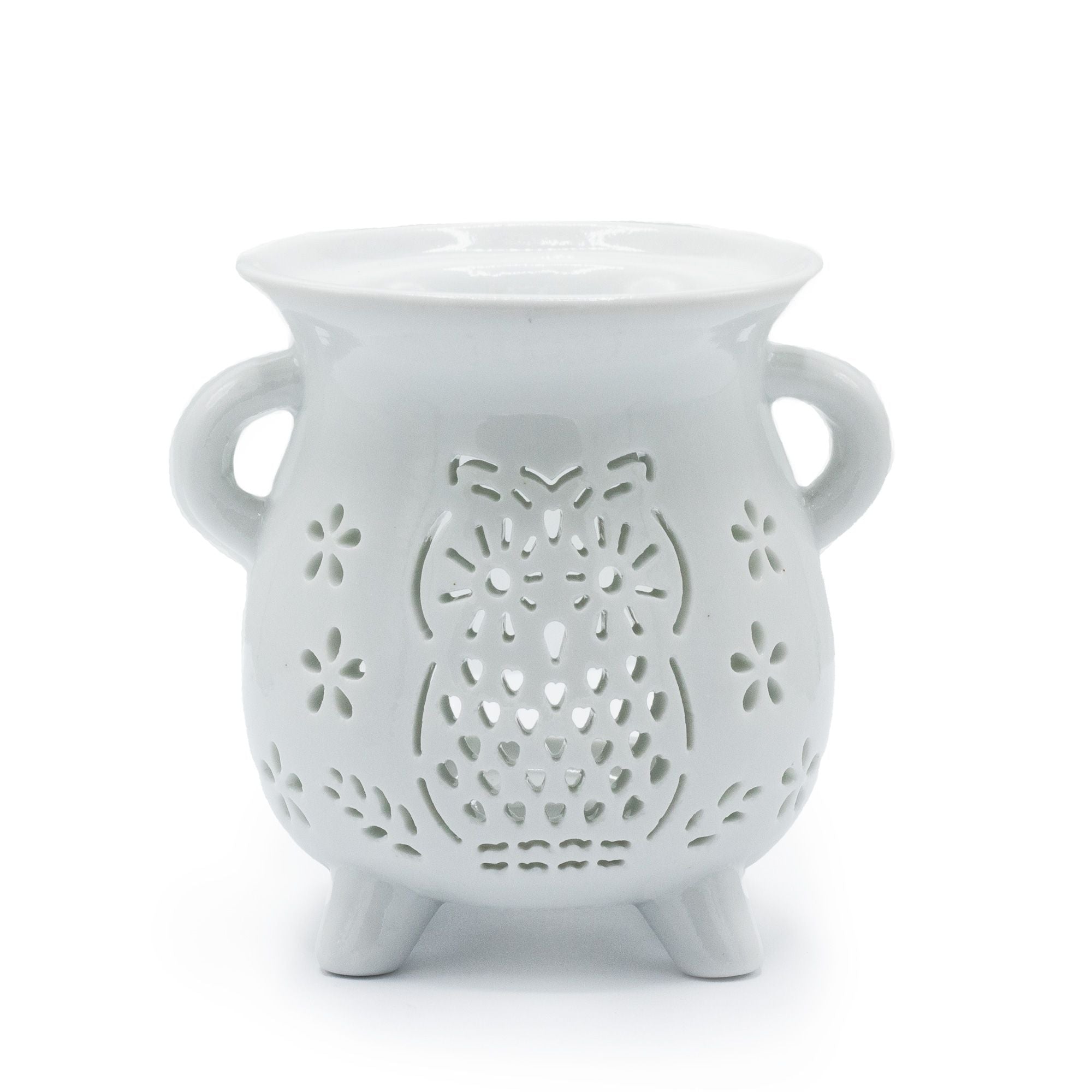 Caildren Oil Burner - Owl - White 🇬🇧