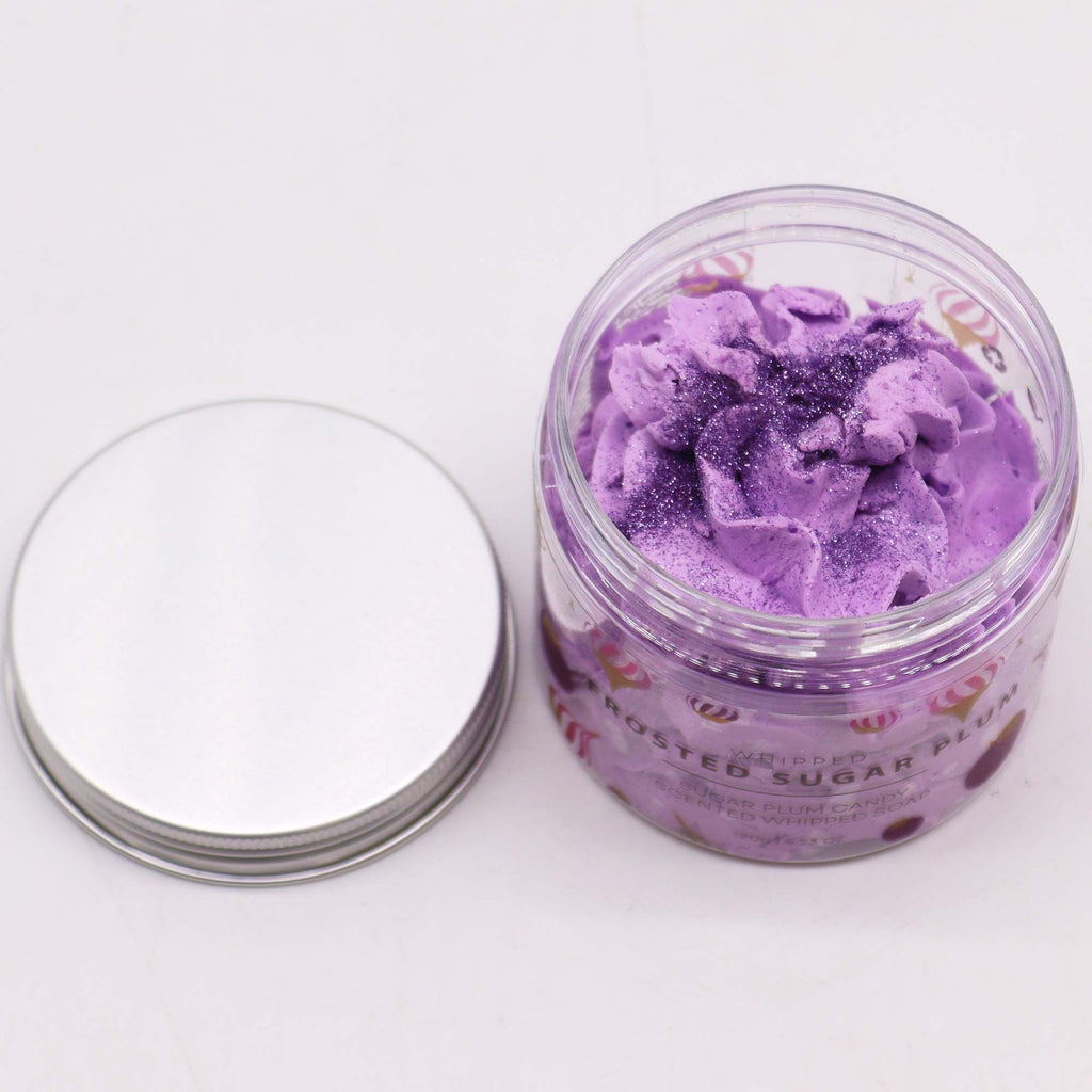 Frosted Sugar Plum Whipped Soap 120g 🇬🇧