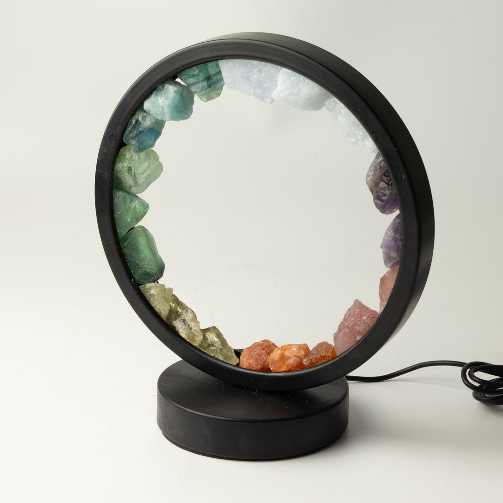 Gemstone Halo Lamp - 7 Chakra  - 7 Gems 🇬🇧