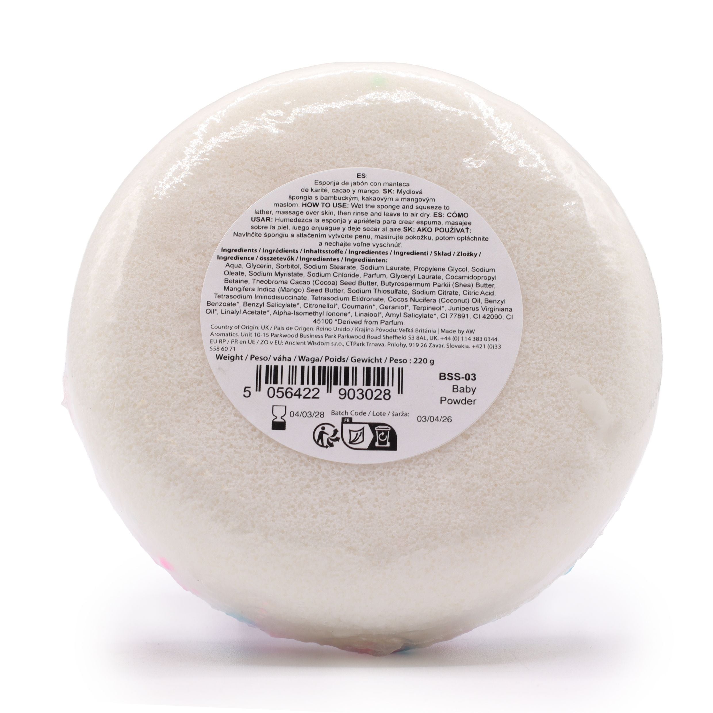Butter Bubble Soap - Baby Powder 🇬🇧