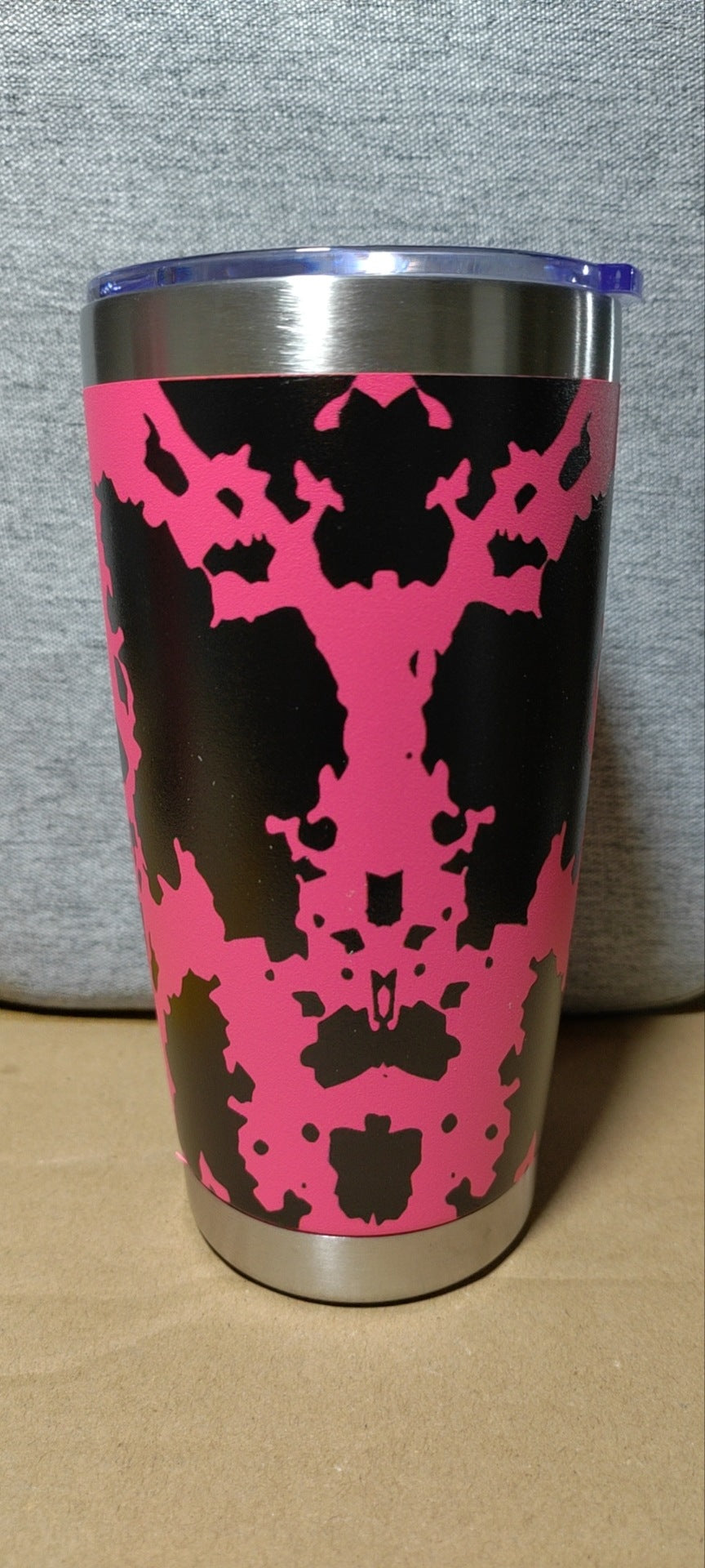 Laser Leopard Print Stainless Steel Insulated Mug 🇨🇳