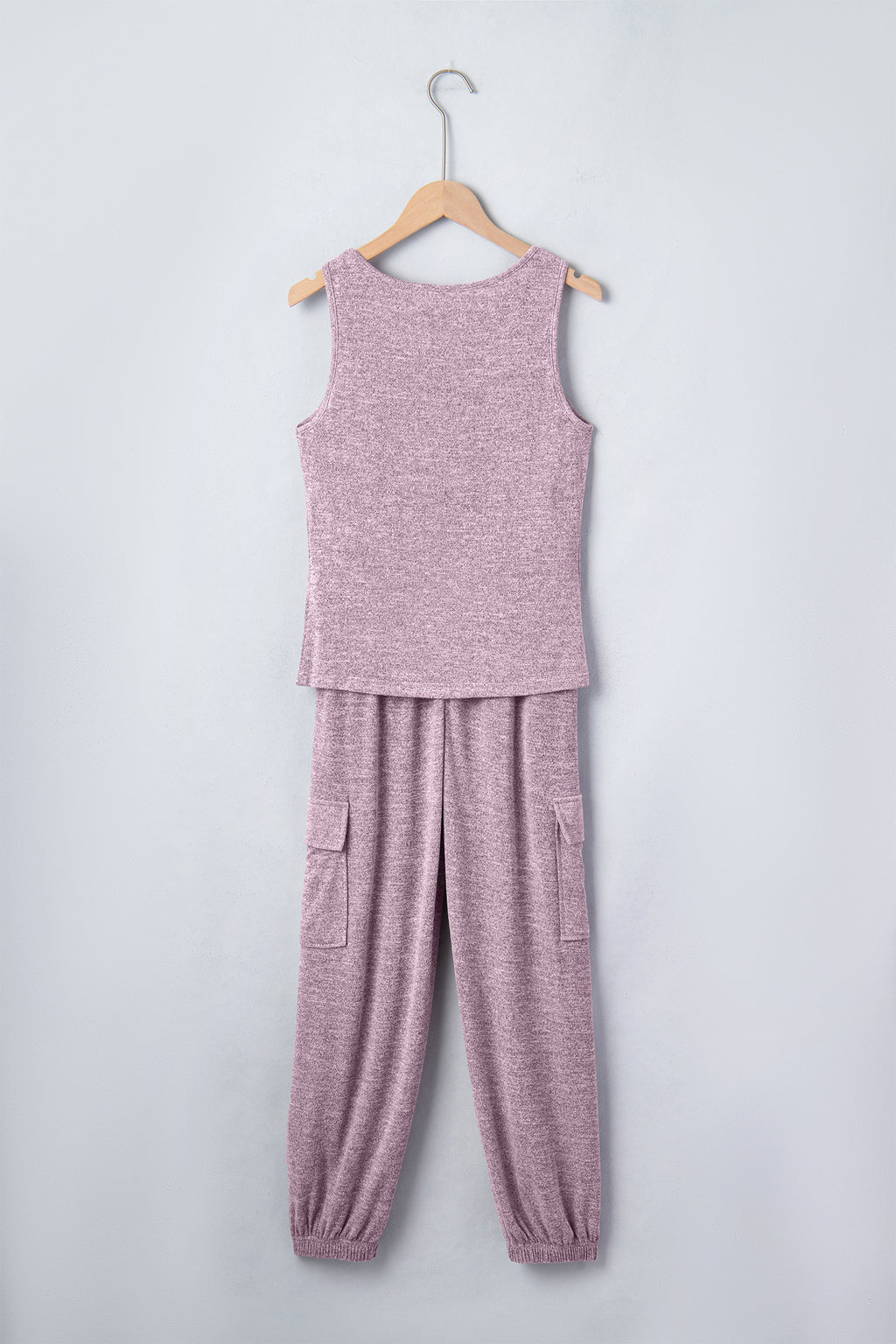 Orchid Bouquet Casual Tank Top Drawstring Jogger Pants 2pcs Outfit 🇺🇸