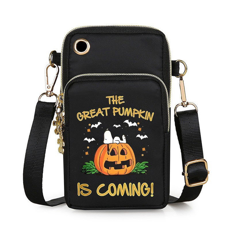 Halloween Pumpkin Pattern Phone Bag 🇨🇳