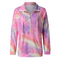 Long Sleeve Lapel Tie-dyed Sweater Spring Wear 🇨🇳