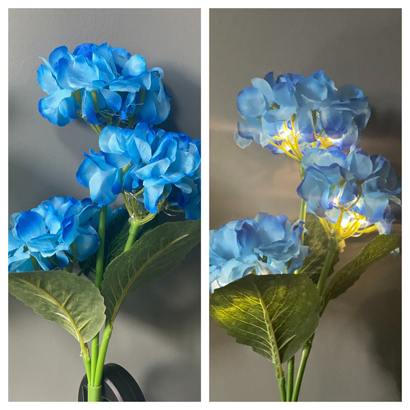 Solar Hydrangea Lights Floor Outlet Outdoor Garden Decorative Lights 🇨🇳