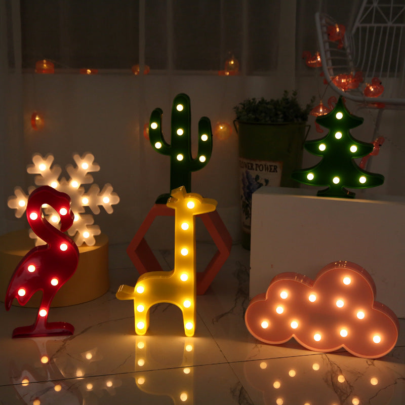 LED Giraffe Shaped Light String Decoration Wall Hanging 🇨🇳