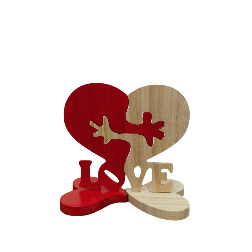 Heart-shaped Wooden Decoration Gift 🇨🇳