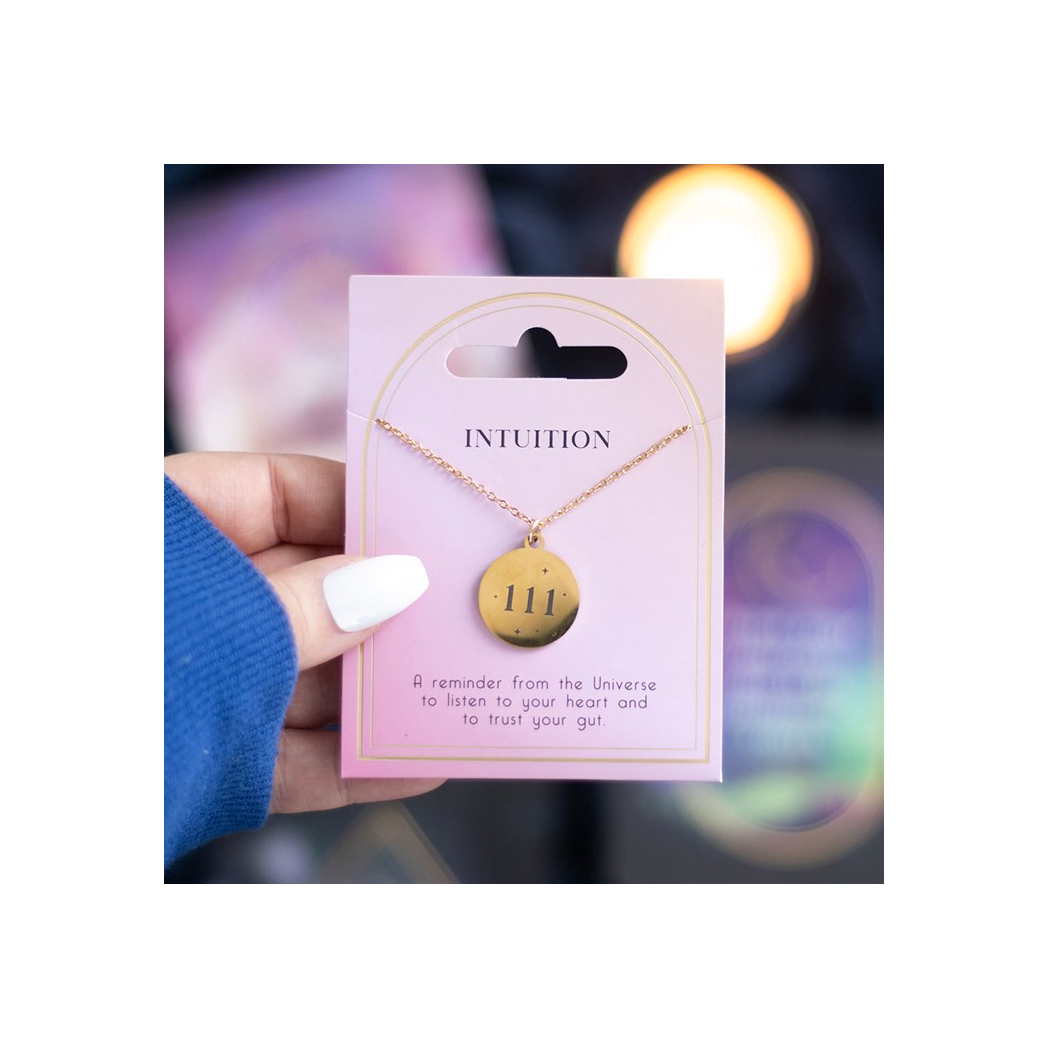111 Angel Number Intuition Necklace 🇬🇧