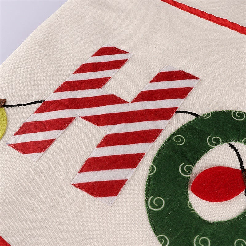 Creative Letters Christmas-tree Skirt Home Decorations 🇨🇳
