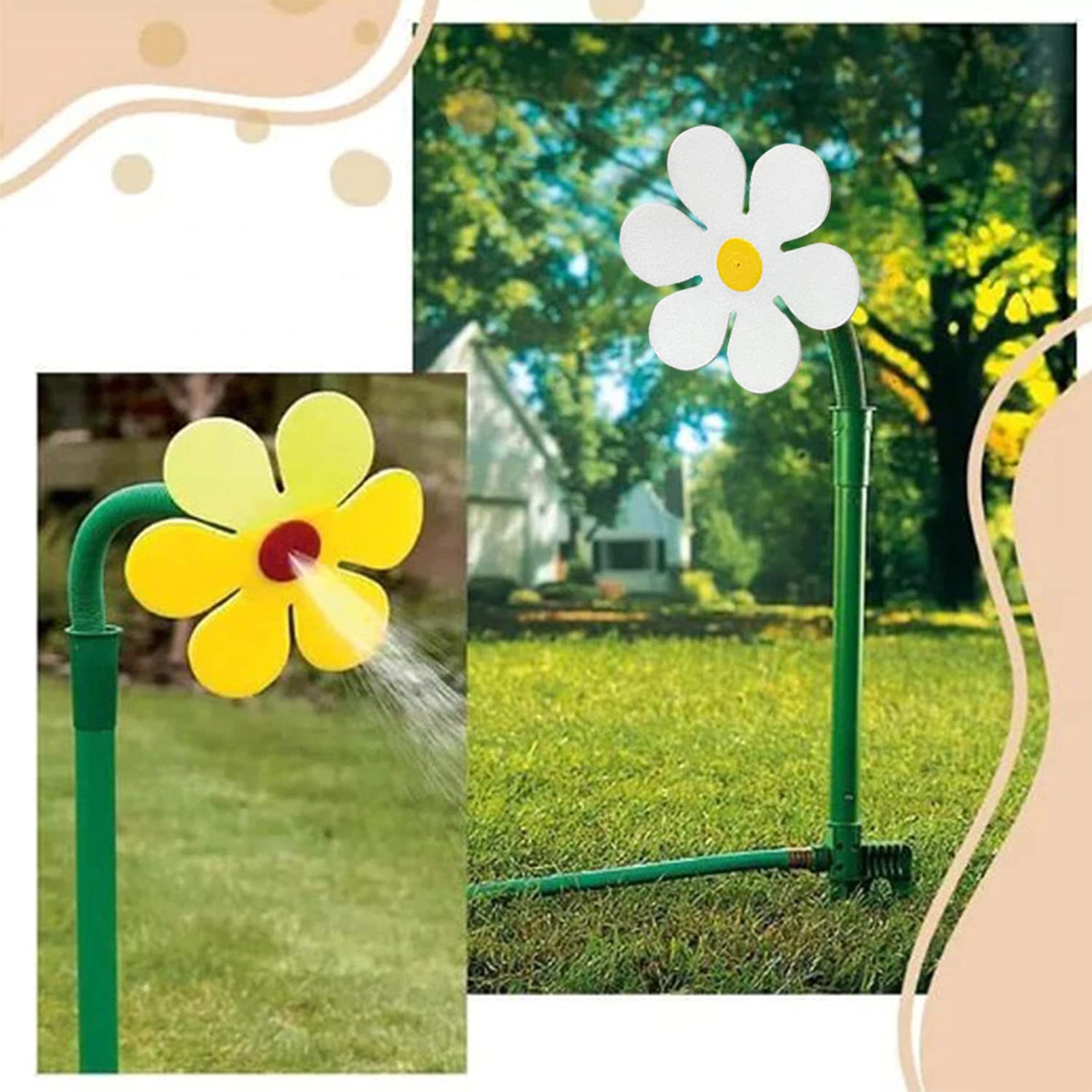 Garden Sprinkler Plastic Sprinkler Sunflower 🇨🇳