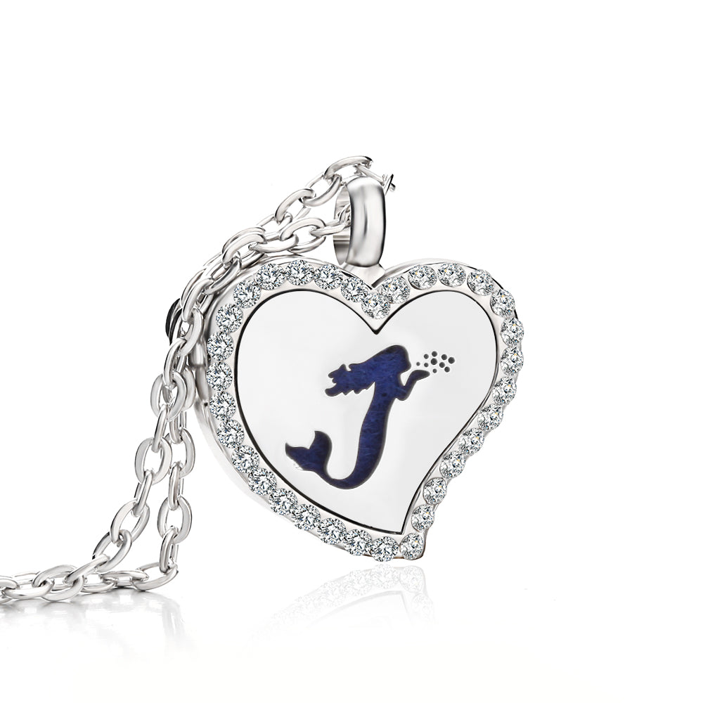 Jewelry Heart Fragrance Essential Oil Diffuser Necklace 🇨🇳