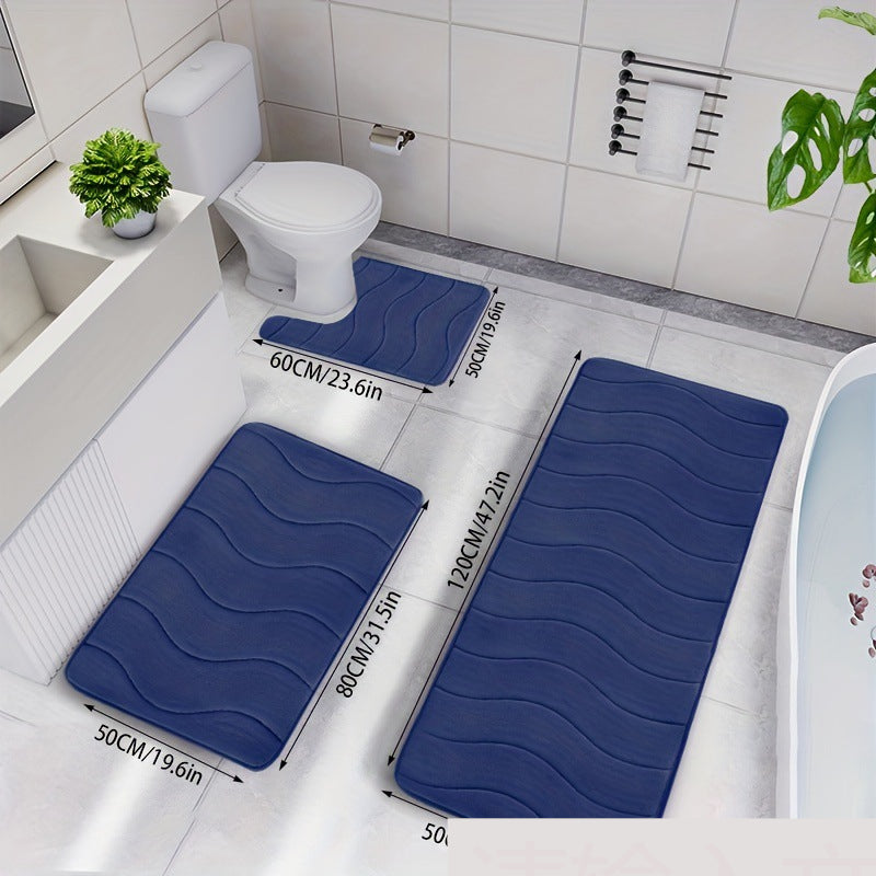 Bathroom Non-slip Mat Foot Mats Absorbent Floor Mat 🇨🇳