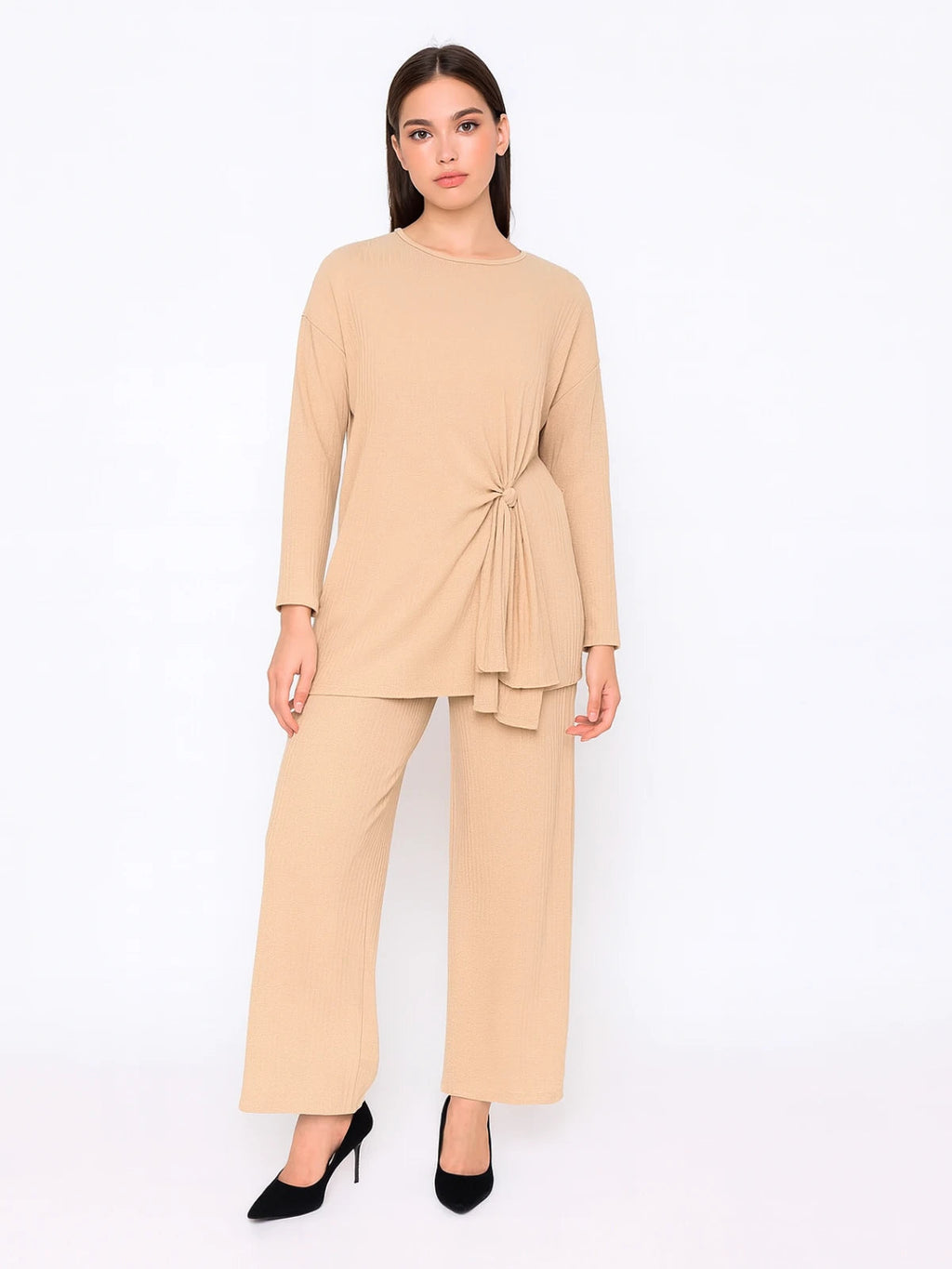 Ladies Long Sleeve Side Tie Set 🇬🇧
