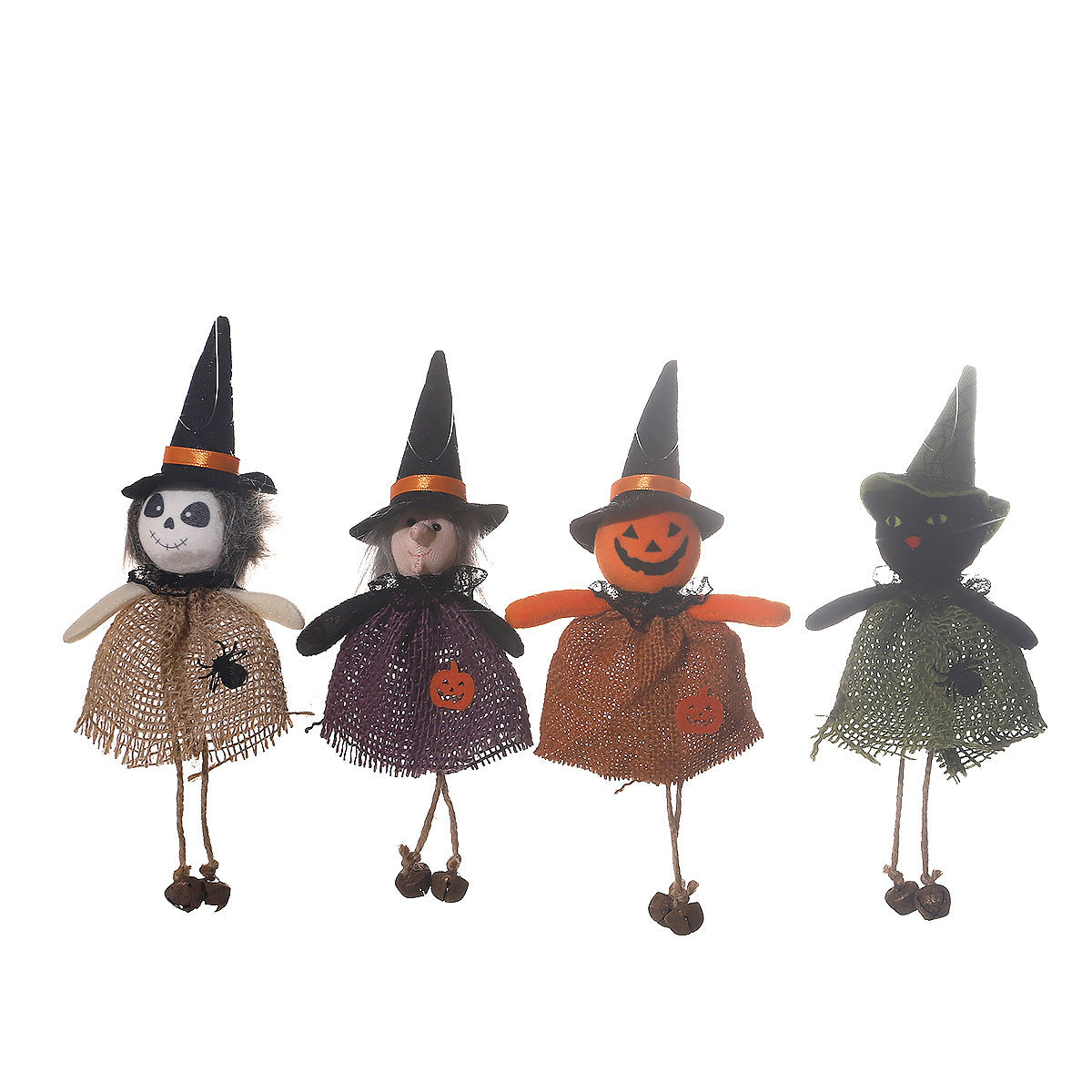 Cartoon Linen Elf Pumpkin Doll Halloween Decoration Pendant 🇨🇳
