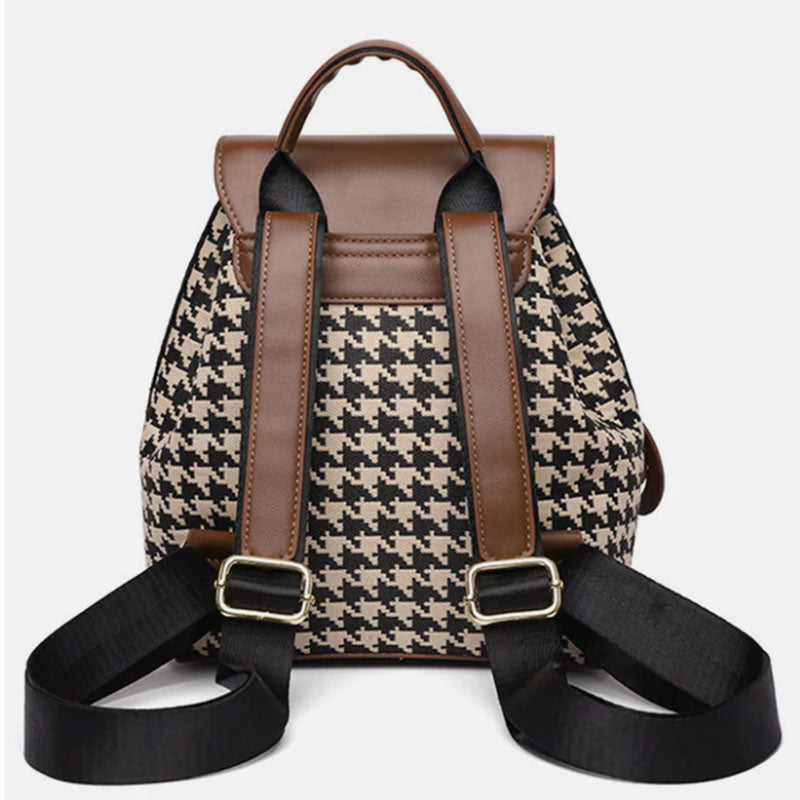 Houndstooth Backpack Women 🇨🇳
