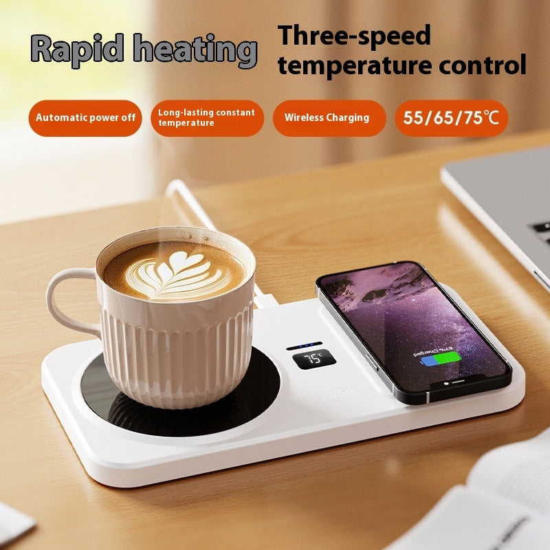 Multifunctional Home Smart Thermal Cup Pad Wireless Charging Heating Base 🇨🇳