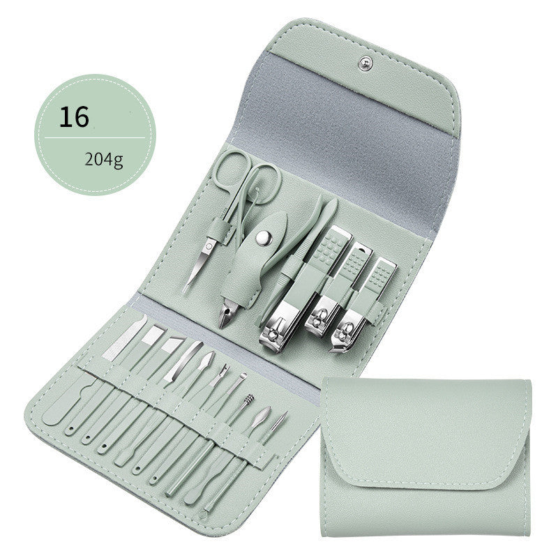 Professional Scissors Nail Clippers Set Ear Spoon Dead Skin Pliers Nail Cutting Pliers Pedicure Knife Nail Groove Trimmers 🇨🇳