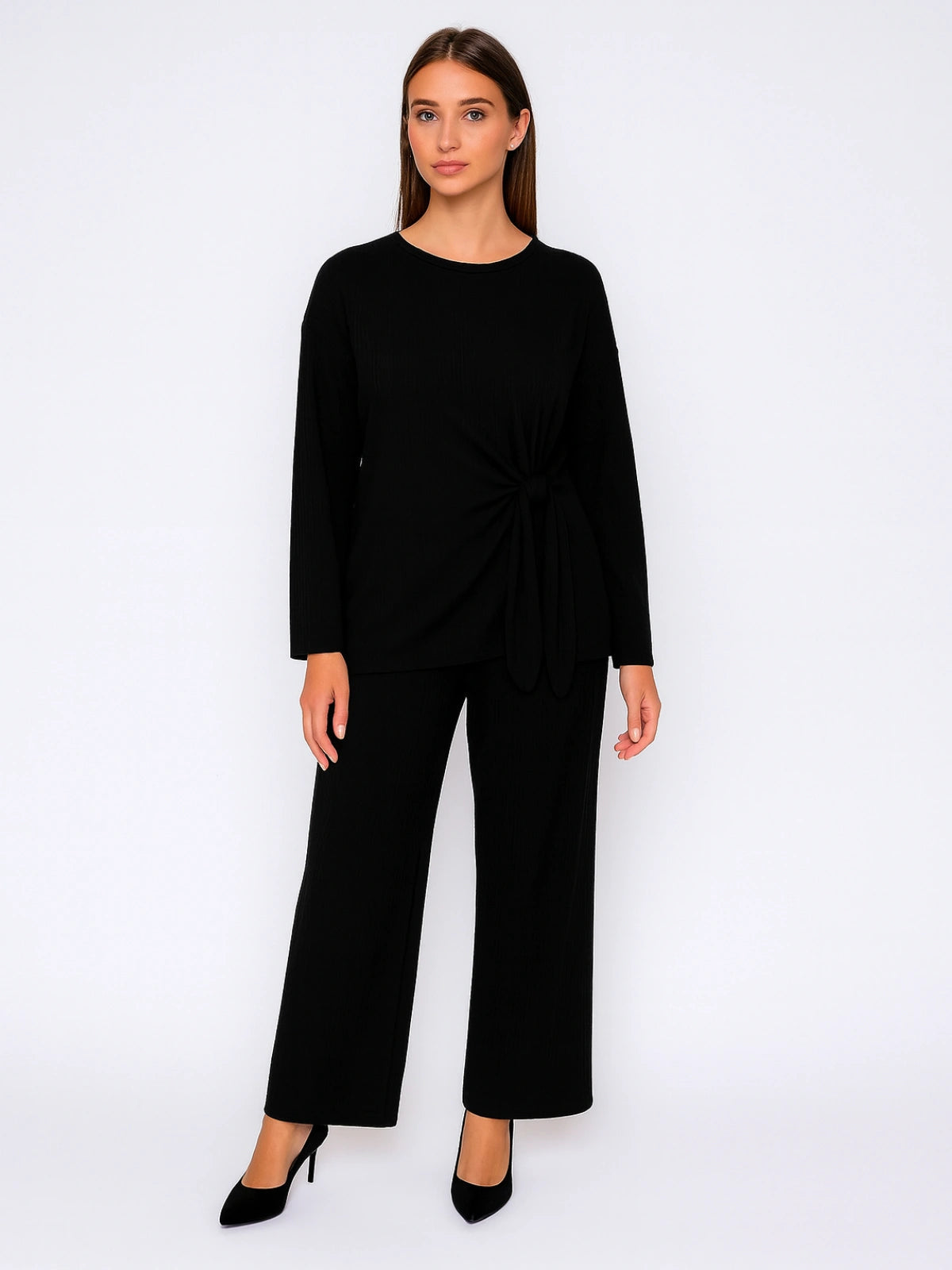 Ladies Long Sleeve Side Tie Set 🇬🇧