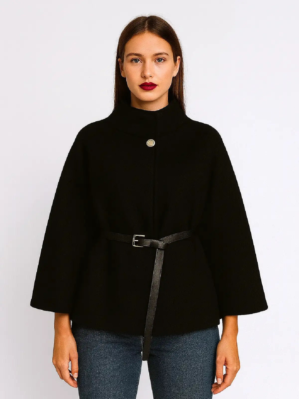 Ladies Italian Belted Cape 🇬🇧