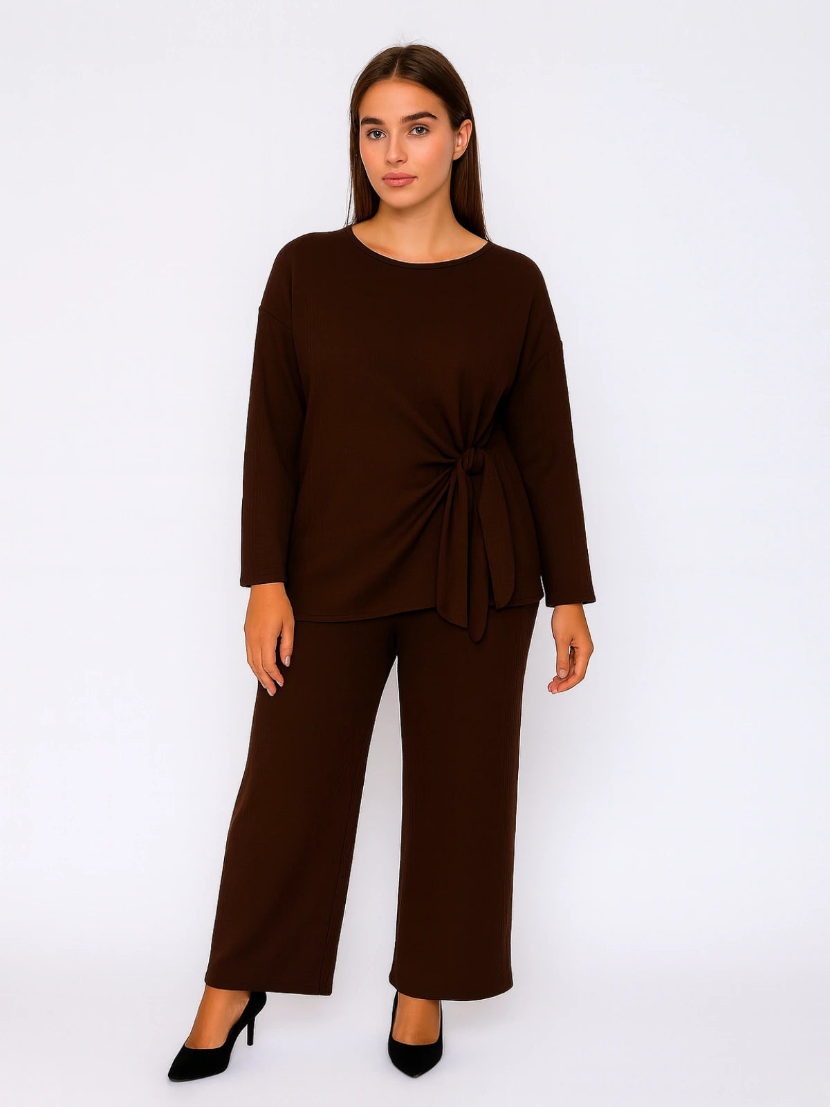 Ladies Long Sleeve Side Tie Set 🇬🇧