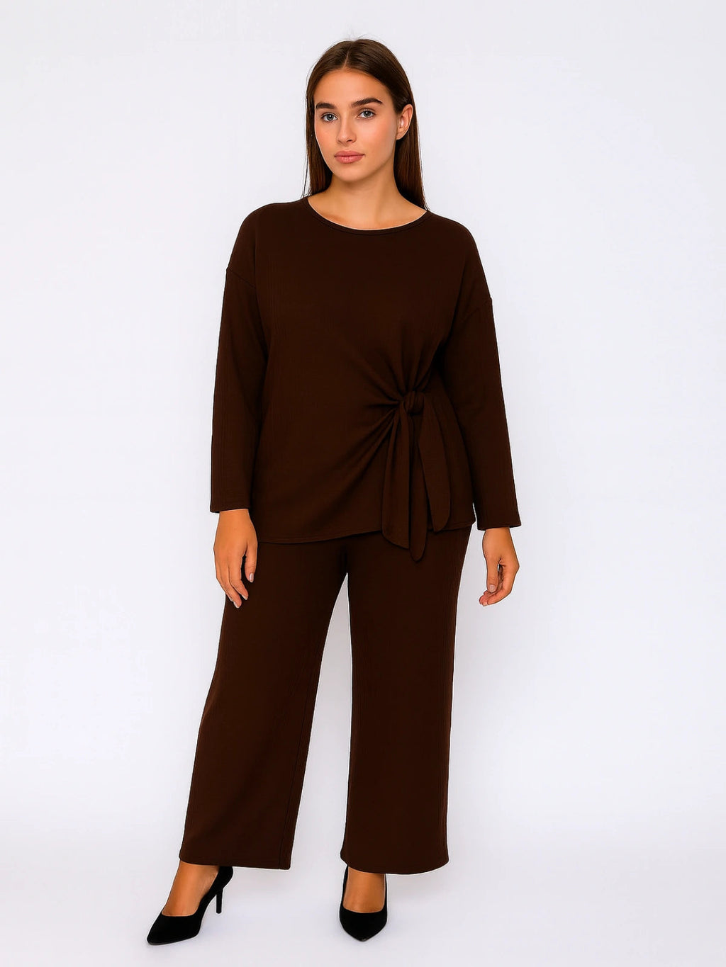 Ladies Long Sleeve Side Tie Set 🇬🇧