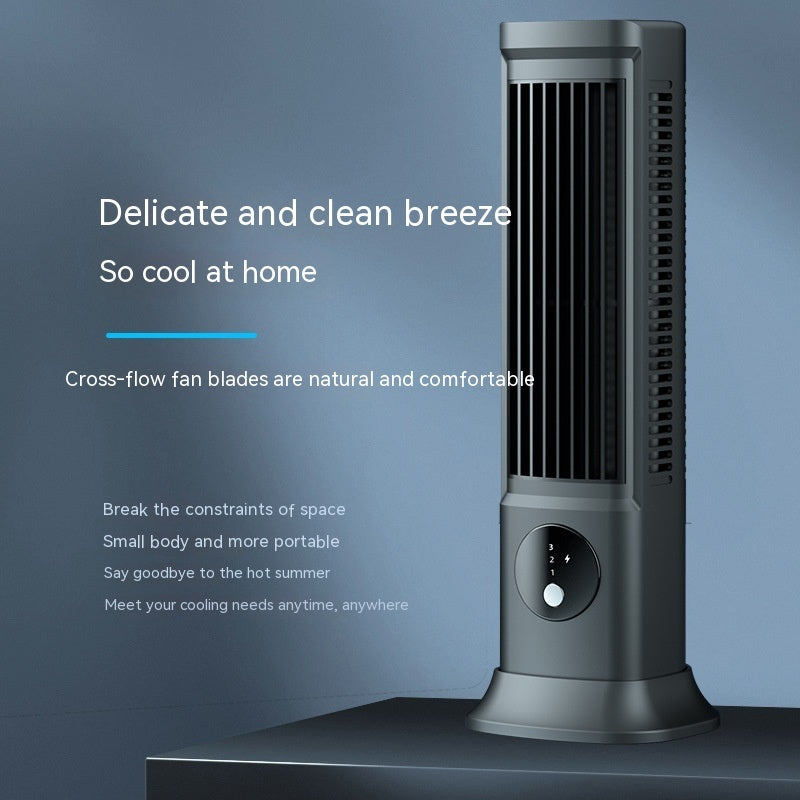 Silent And Portable USB Desktop Vertical Leafless Tower Fan 🇨🇳