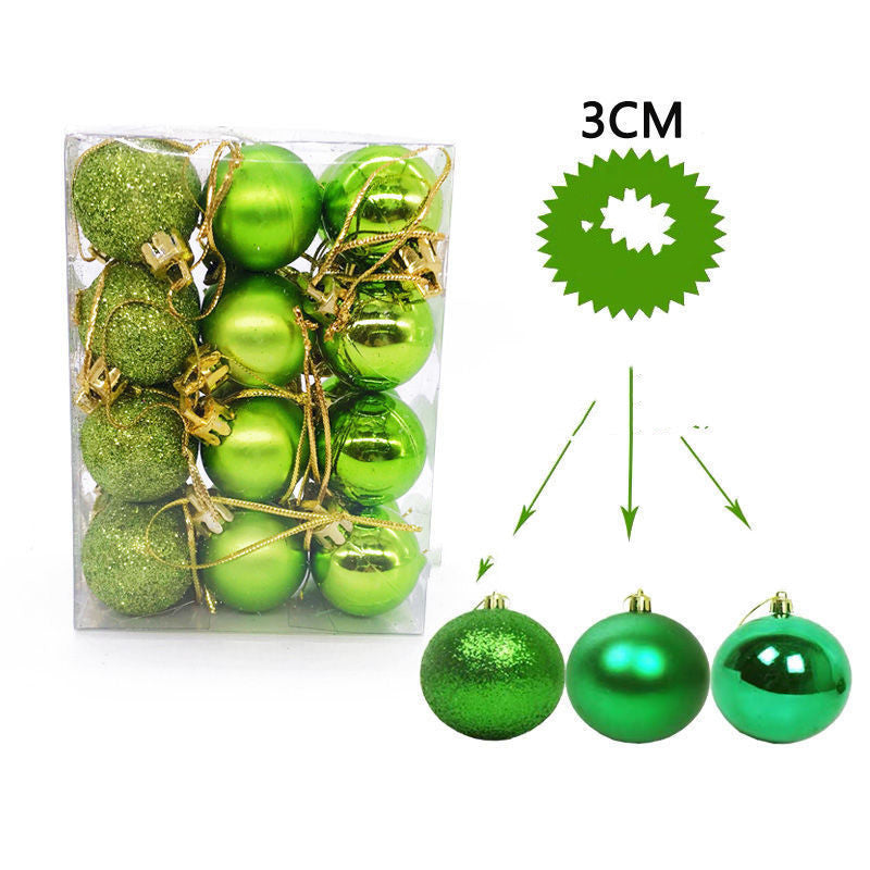 3cm Festive Christmas Ball Blow Molding Electroplating Ball 🇨🇳