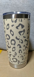 Laser Leopard Print Stainless Steel Insulated Mug 🇨🇳