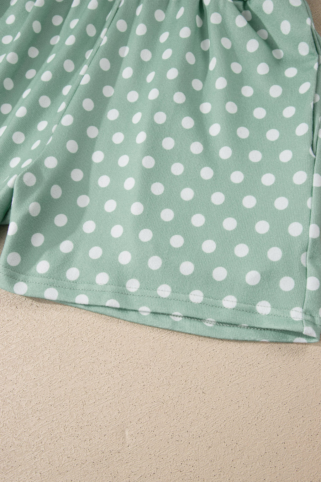 Green Polka Dot Print Short Set 🇺🇸