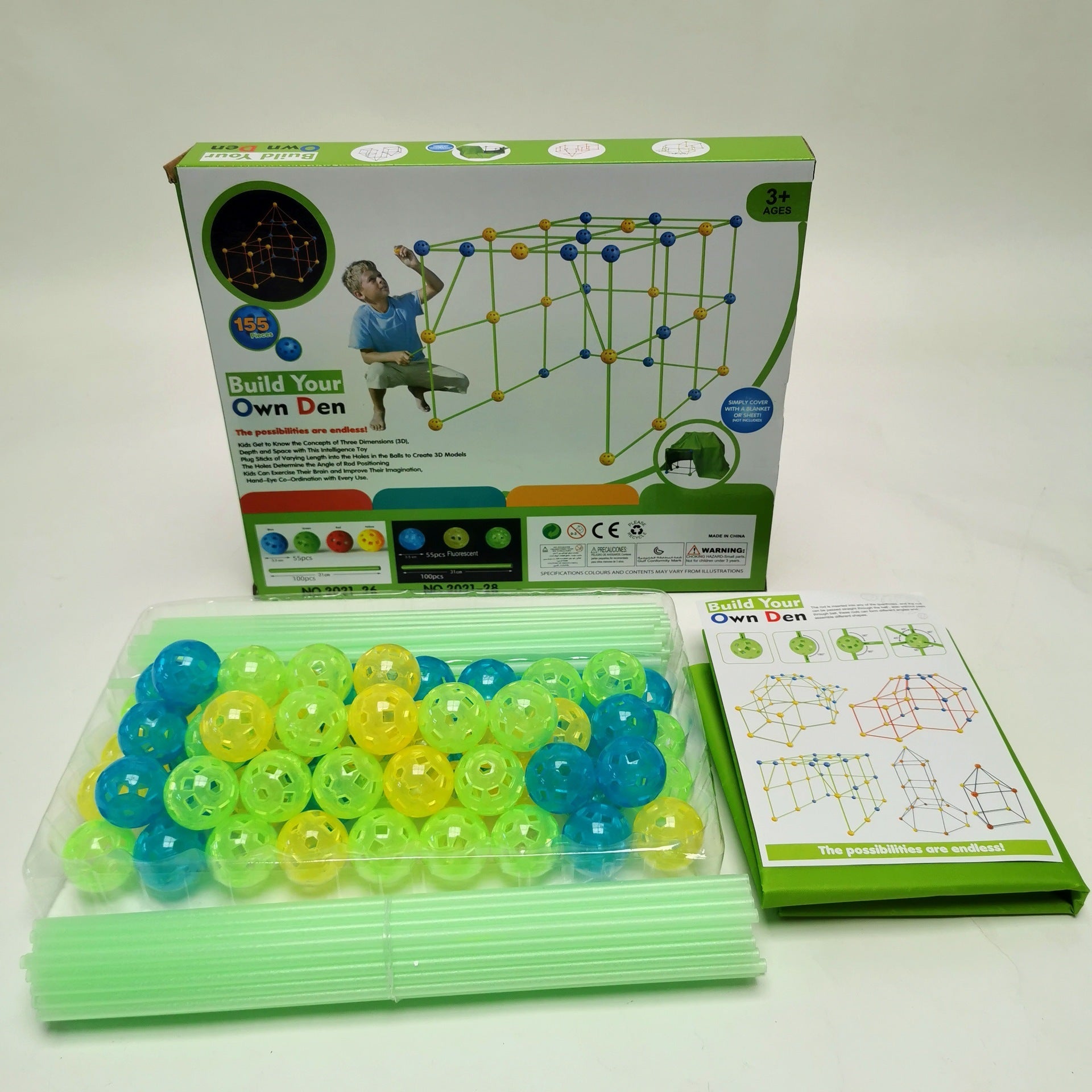 Children's DIY Luminous Tent Play House Splicing Toys 🇨🇳