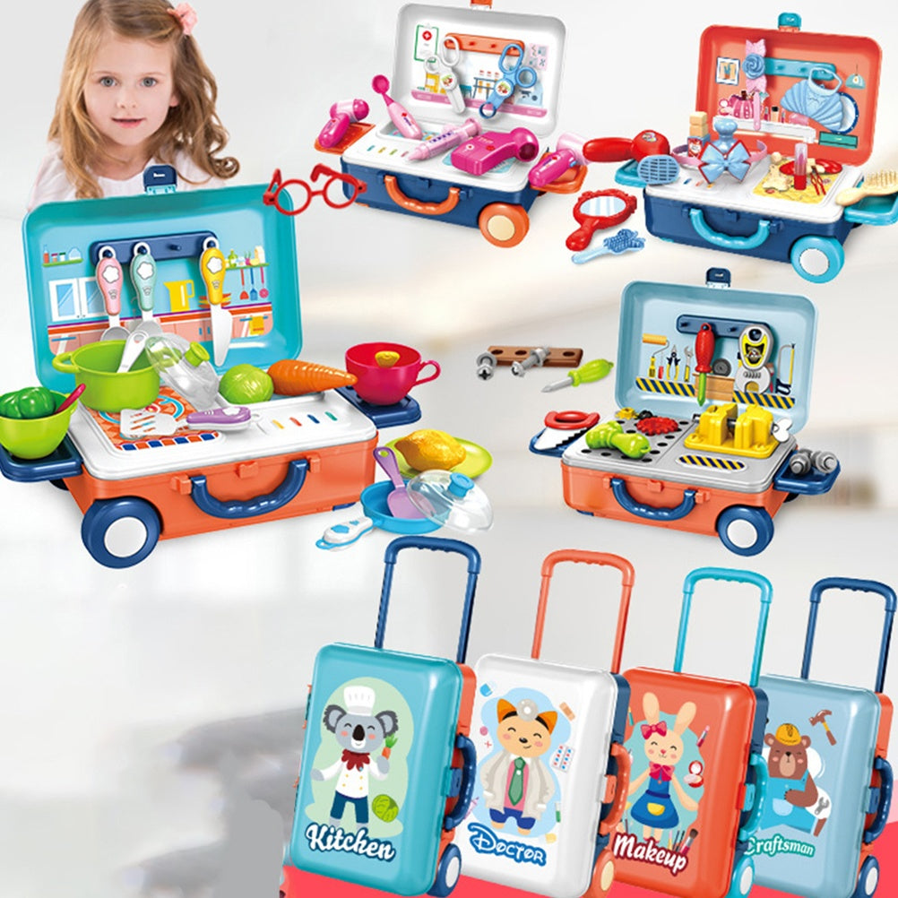 1 Set Of Fun Children's Role Playing Tableware Educational Toys Kitchen Tool 🇨🇳