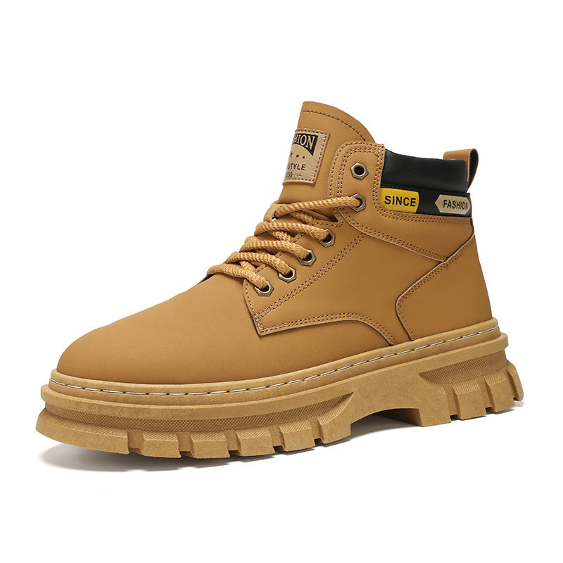 Martin Boots Men Trendy High Top British Working Wear 🇨🇳