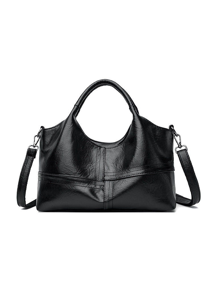 Soft Leather Handbag Women's Lightweight And Large Capacity Crossbody Bag 🇨🇳