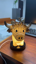 Home Cow Table Lamp Fun Cow Small Night Lamp 🇨🇳