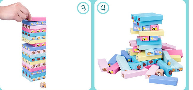 Wooden Children's Parent-child Layered Educational Toys 🇨🇳