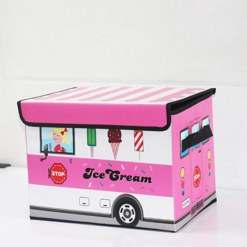 Cartoon Car Storage Box Foldable Children Toy Storage Box 🇨🇳