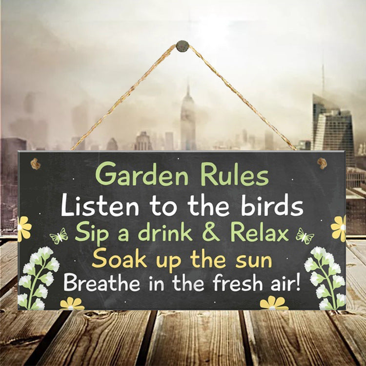 Garden Wooden Board 🇨🇳