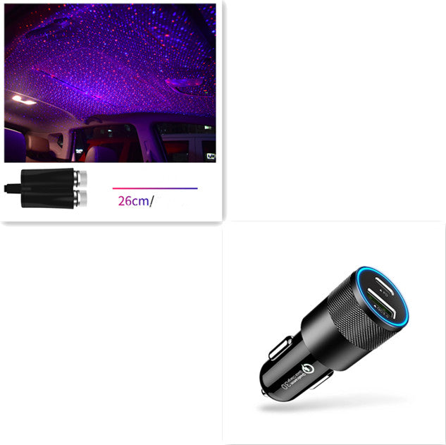 Star Light Projector Party Lights USB LED Light Interior Lighting LED Interior Car Lights Starry Sky Galaxy Night Lights 🇨🇳