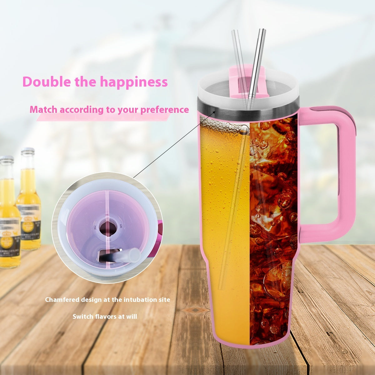 Liner 40oz Vacuum Cup Multi-specification Double-layer Silicone Drinking Liner 🇨🇳