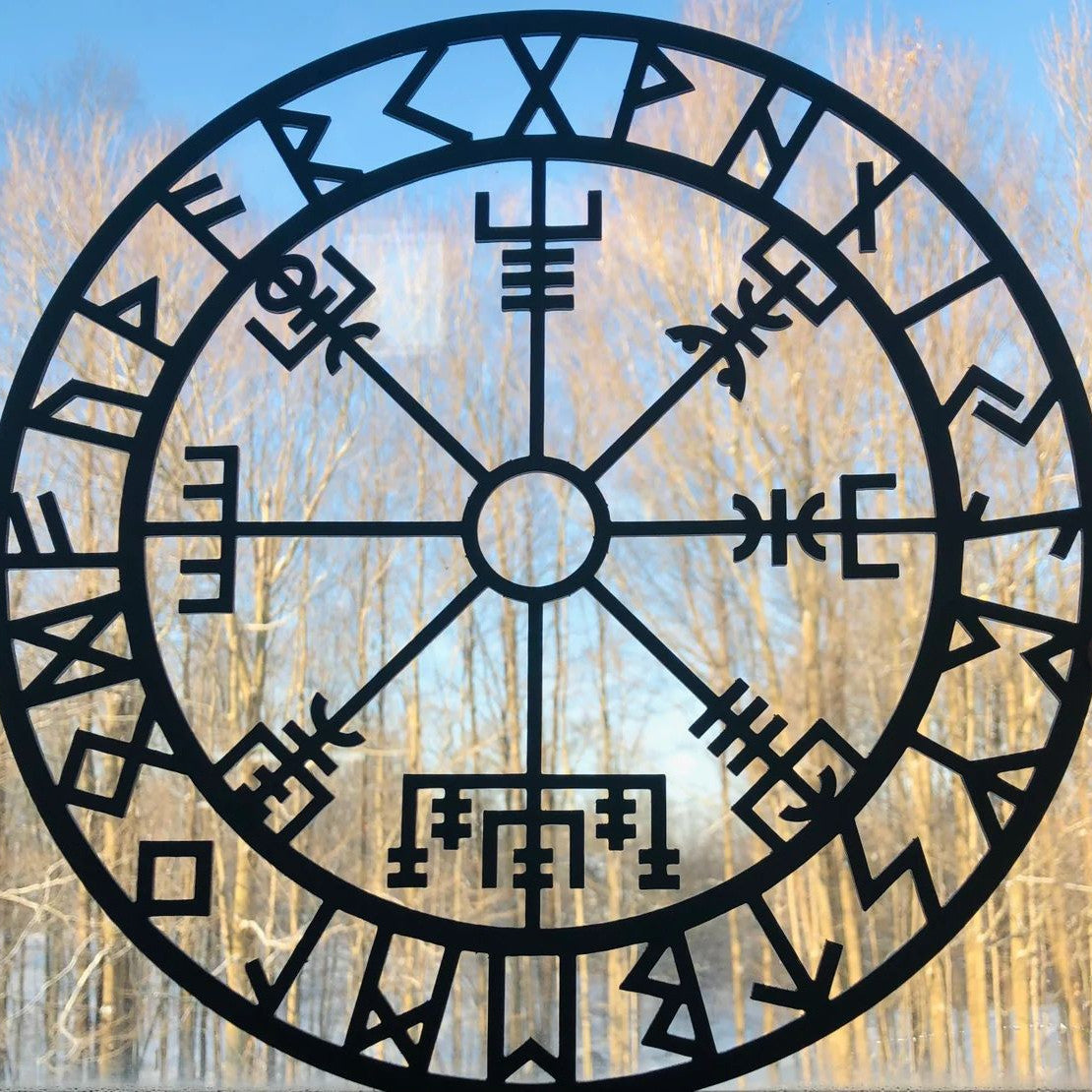 Metal Viking Compass Art Wall Home Decorations 🇨🇳