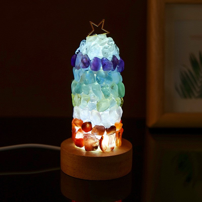 Natural Crystal Gravel Small Night Lamp 🇨🇳