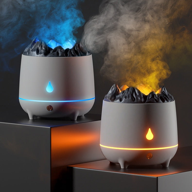 New Volcano Humidifier Flaming Mountain Aromatherapy Machine Volcano Diffuser Home Fog Volume Creativity 🇨🇳