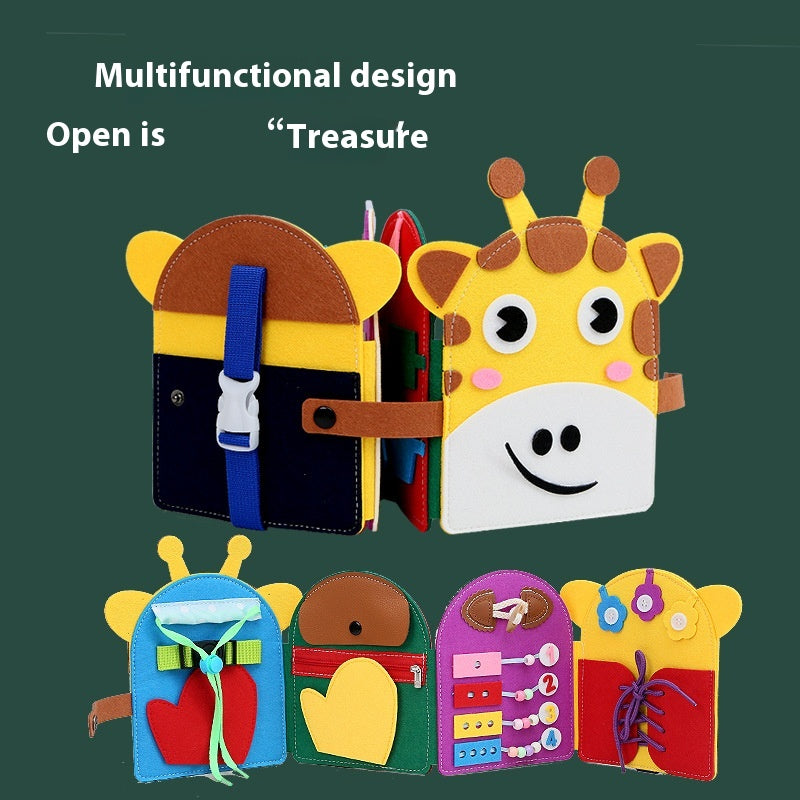 Shaped Giraffe Colored Felt Learning Board 🇨🇳
