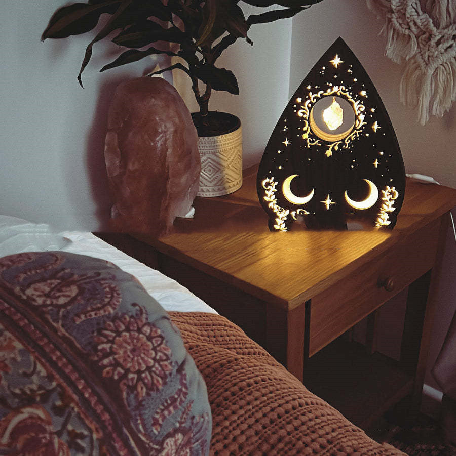 Creative Love Crystal Lamp Wooden Craft Decoration 🇨🇳